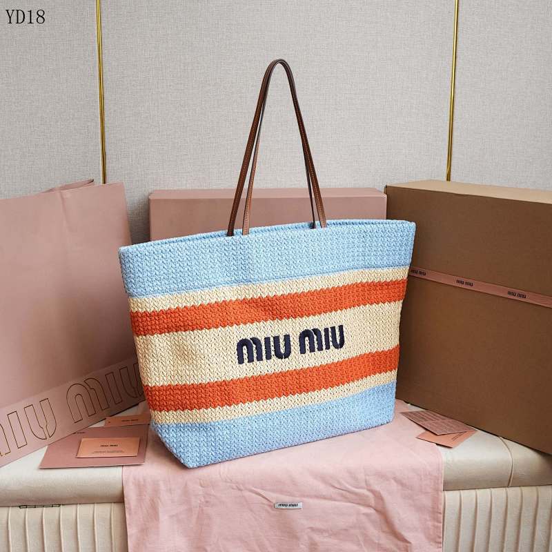 cover-185646158 MiuuMiuu YD18071 5BG228 Knit Tote Bag
