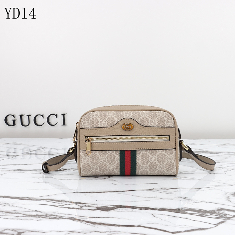 Gucc1 YD14035 Web Stripe Shoulder Bag