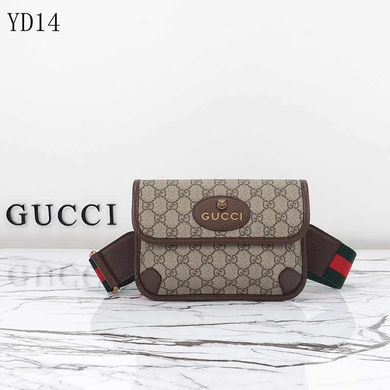Gucc1 YD14031 Belt Bag with GG Supreme Canvas