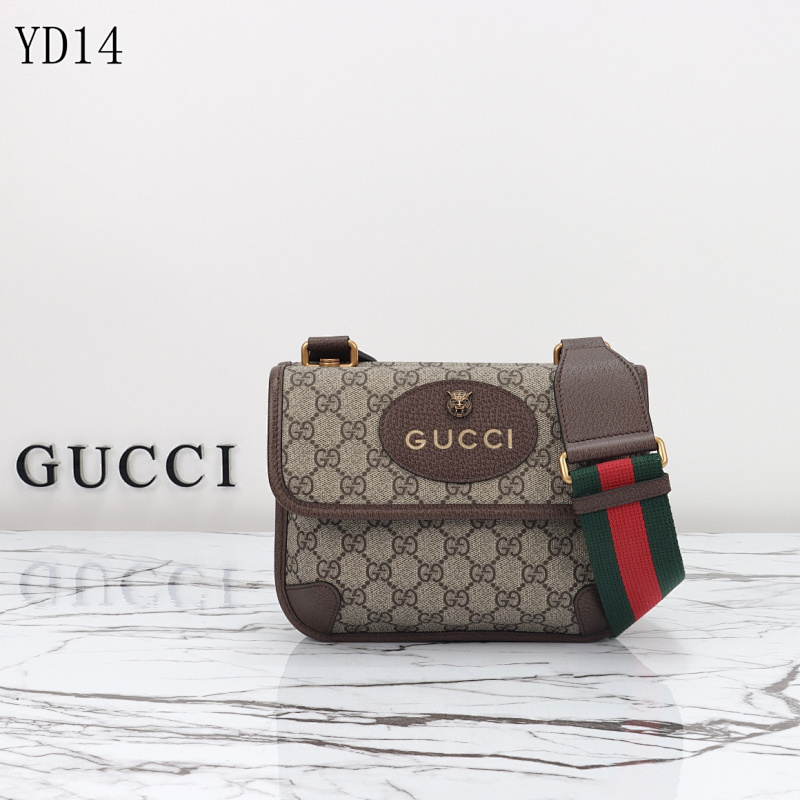 Gucc1 YD14044 GG Supreme Crossbody Bag