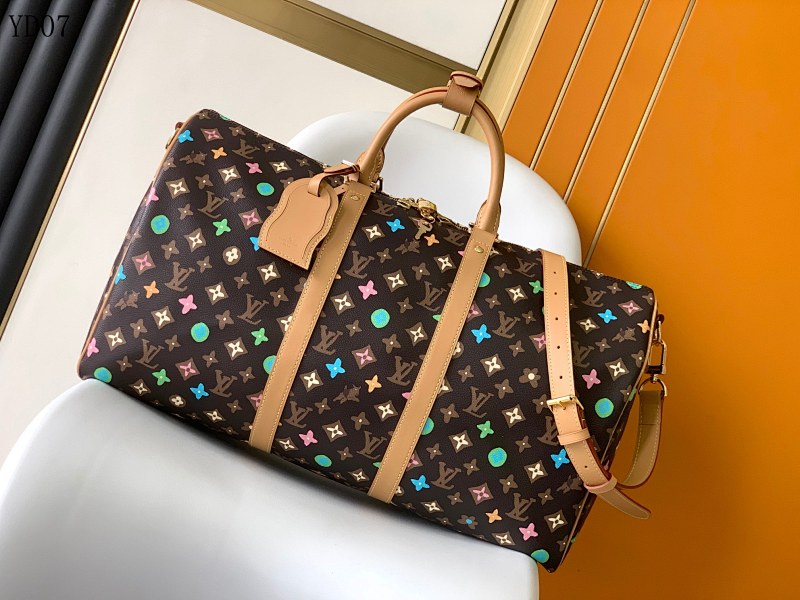 LVutton M24901 Monogram Multicolore Keepall 50 Duffle Bag