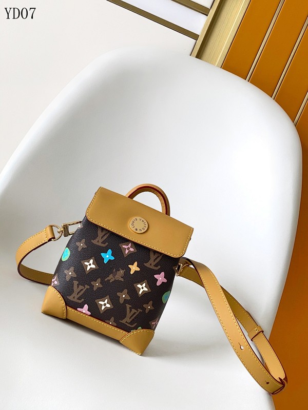 LVutton M83429 Nano Steamer Monogram Eclipse Bag