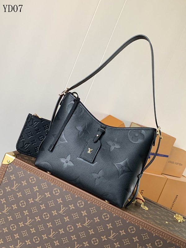 LVutton YD07 Monogram Empreinte Leather Shoulder Bag