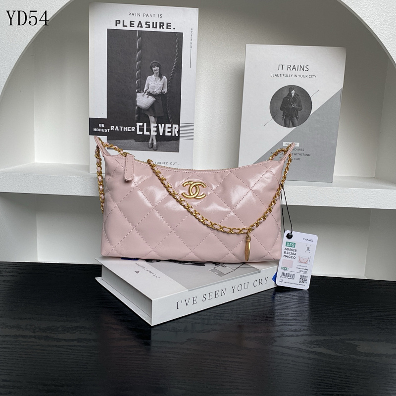 cover-191270291 CHANELL AS5528 Pink Quilted Lambskin Chain Shoulder Bag