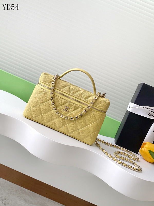 CHANELL AP4385 Quilted Caviar Leather Shoulder Bag