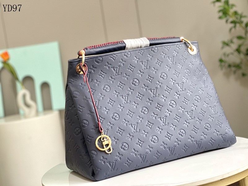 LVutton YD97058 Artistic Shoulder Bag with Gold Hardware