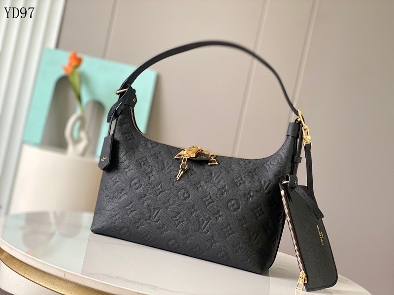 LVutton YD97058 Square Buckle Leather Shoulder Bag