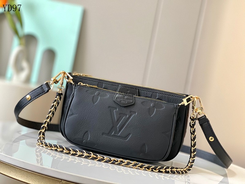 LVutton YD97046 Leather Shoulder Bag