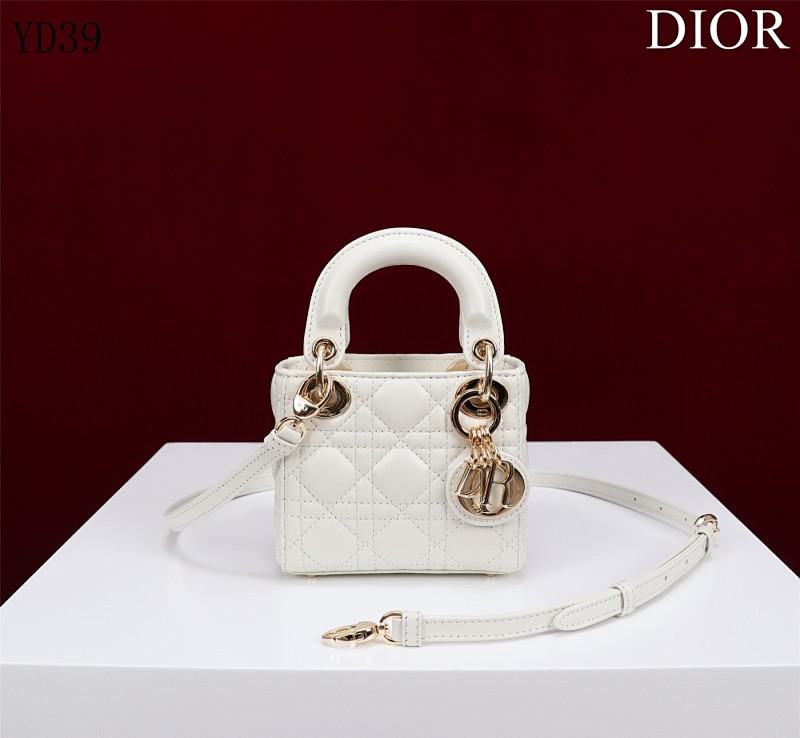 Diiior YD39 Mini Lady Diiior Quilted Leather Handbag