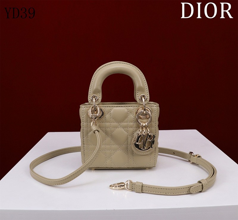 Diiior YD39050 M0856 Mini Quilted Leather Bag