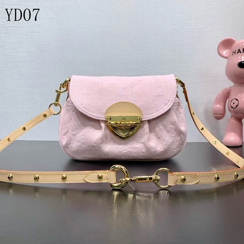 LVutton YD07 Sunset Denim Crossbody Bag