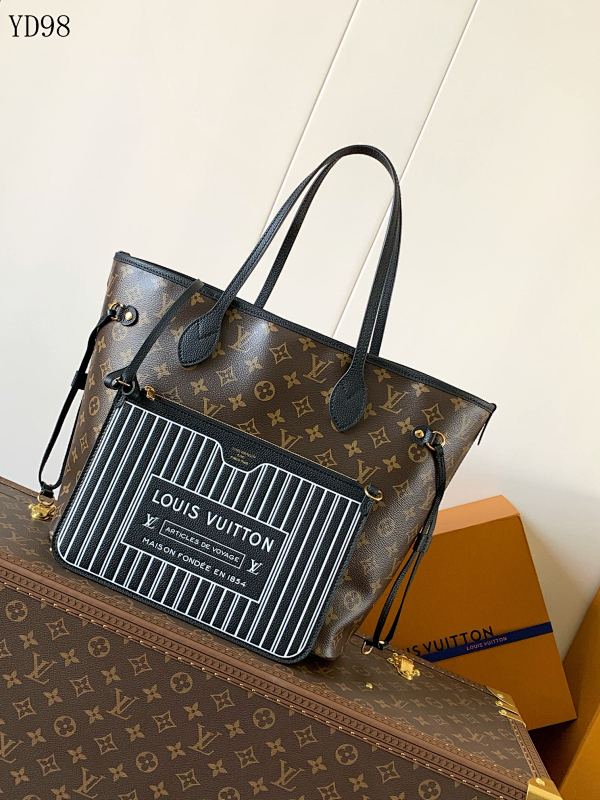 LVutton M11946 Neverfull Inside Out Medium Tote Bag