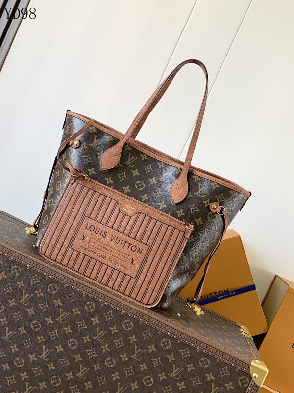 cover-198168955 LVutton M12061 Neverfull Inside Out Medium Tote Bag