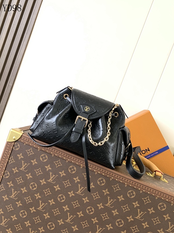 LVutton YD98070 M25554 Odyssée Black Monogram Bold Shoulder Bag