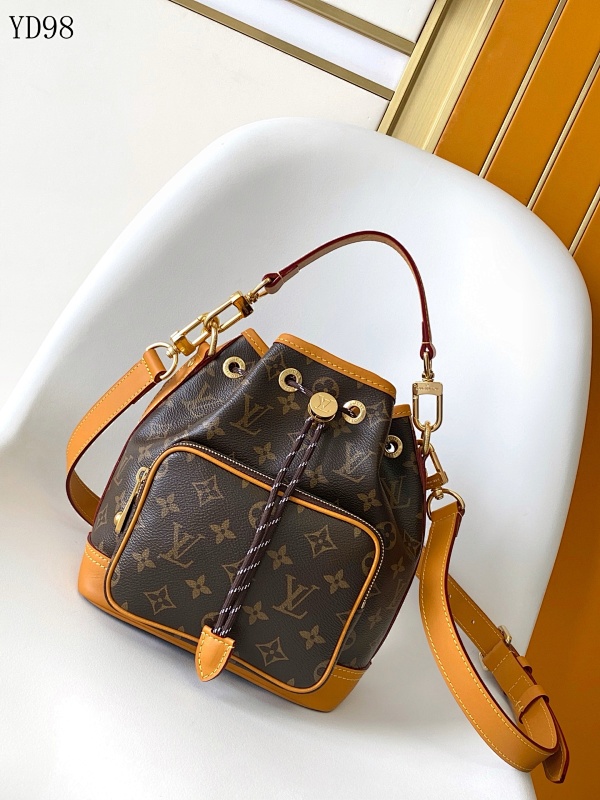 LVutton M14017 Noé Cargo Monogram Bucket Bag