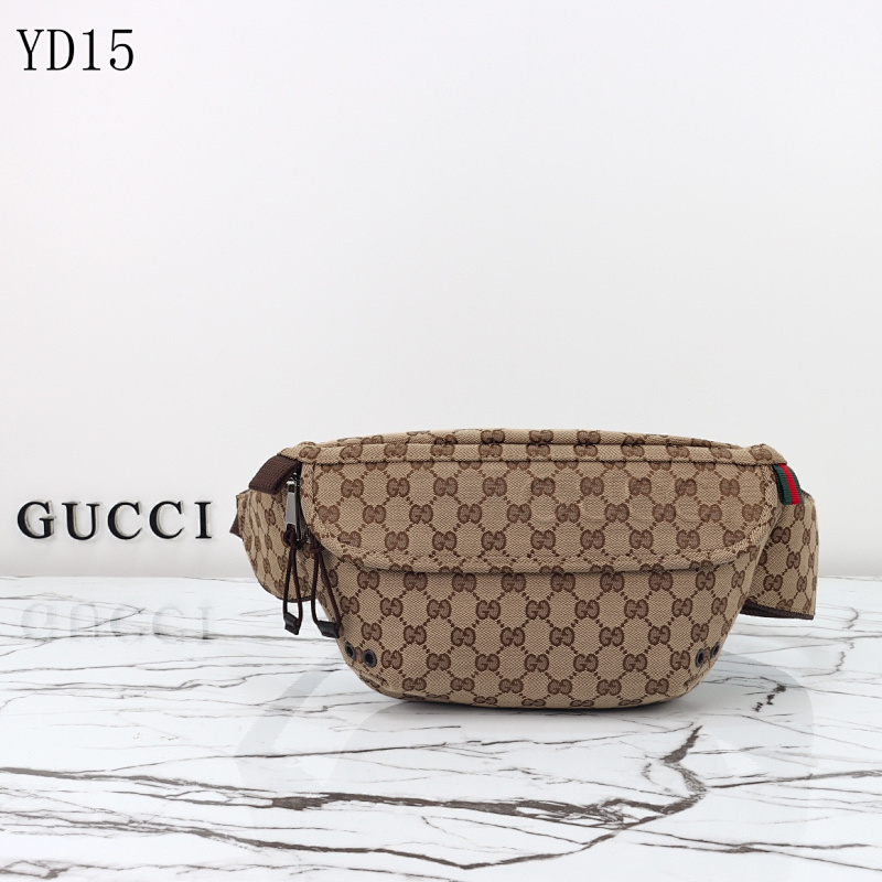 Gucc1 YD15 Belt Bag GG Supreme Canvas