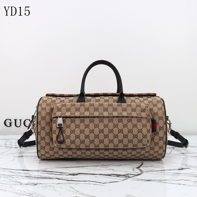 Gucc1 YD15057 Duffle Bag GG Supreme Canvas