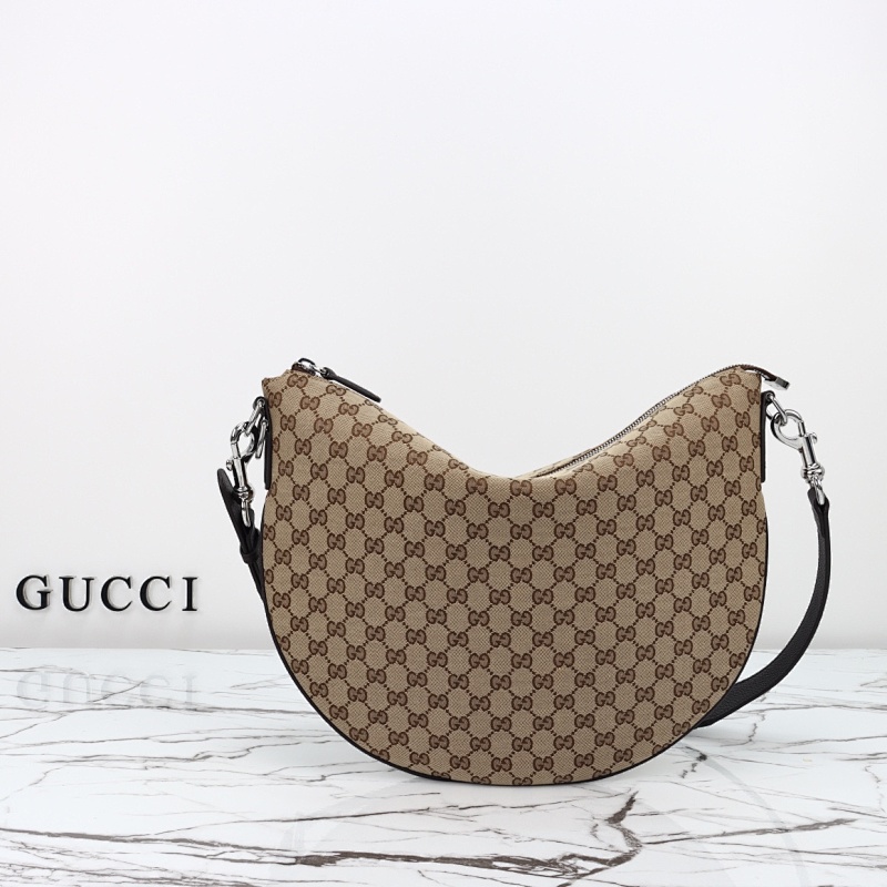 Gucc1 YD15049 Horsebit Shoulder Bag