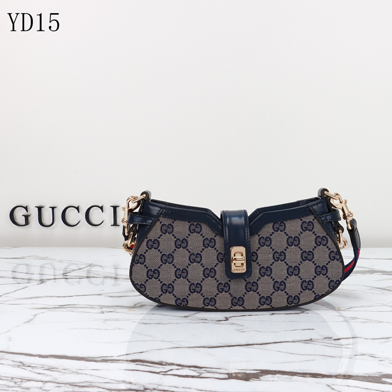 Gucc1 YD15049 Monogram Shoulder Bag