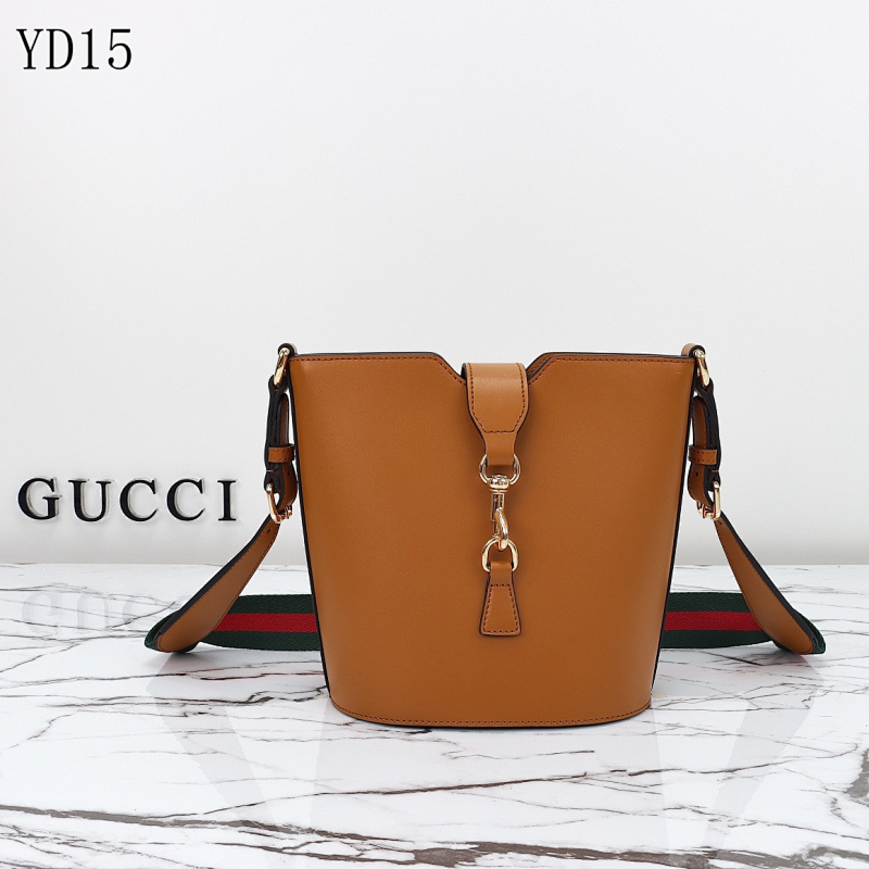 cover-199839581 Gucc1 YD15052 Bucket Bag Tan Leather Crossbody