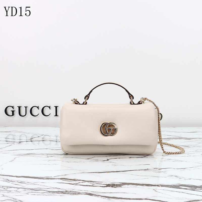 cover-199839964 Gucc1 YD15 Marmont White Leather Shoulder Bag