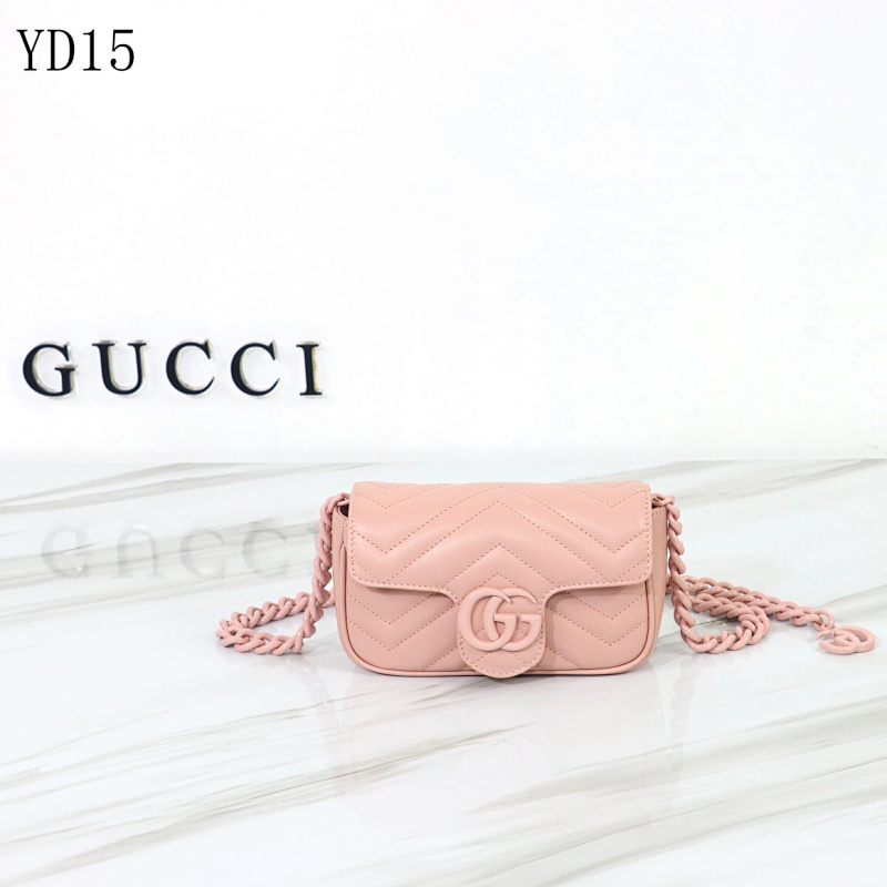 Gucc1 YD15 Mini Marmont Wallet on Chain