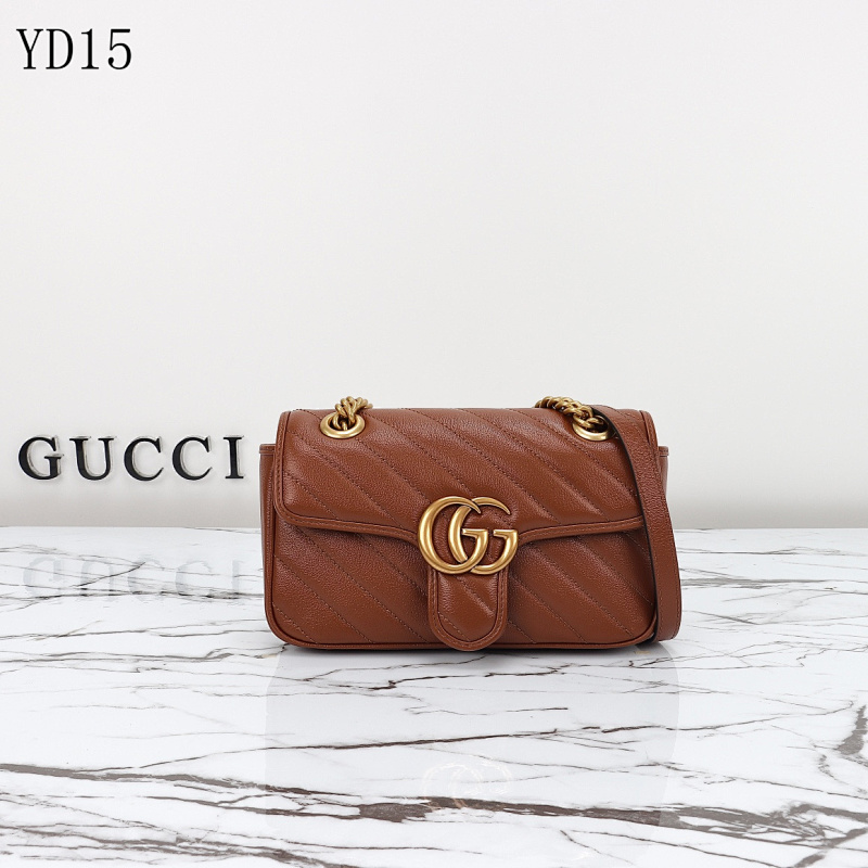 Gucc1 YD15 Marmont Quilted Crossbody Bag