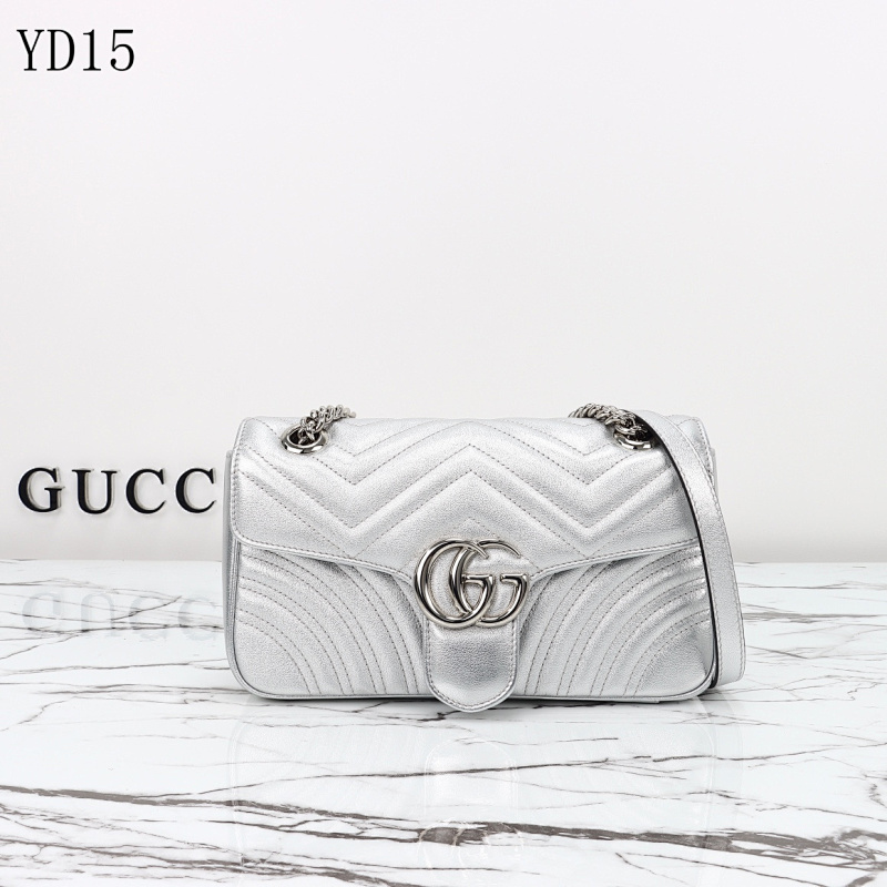 cover-199843367 Gucc1 YD15 Marmont Shoulder Bag Silver