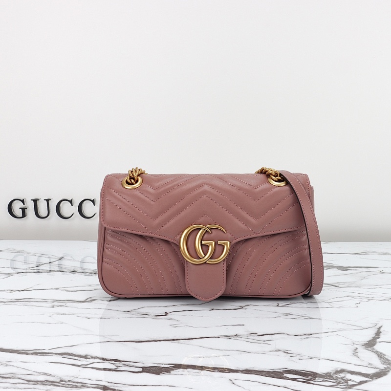 Gucc1 Marmont Matelassé Shoulder Bag