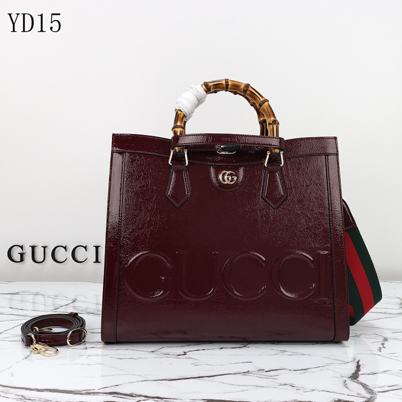 Gucc1 YD15096 Bamboo Handle Tote Bag