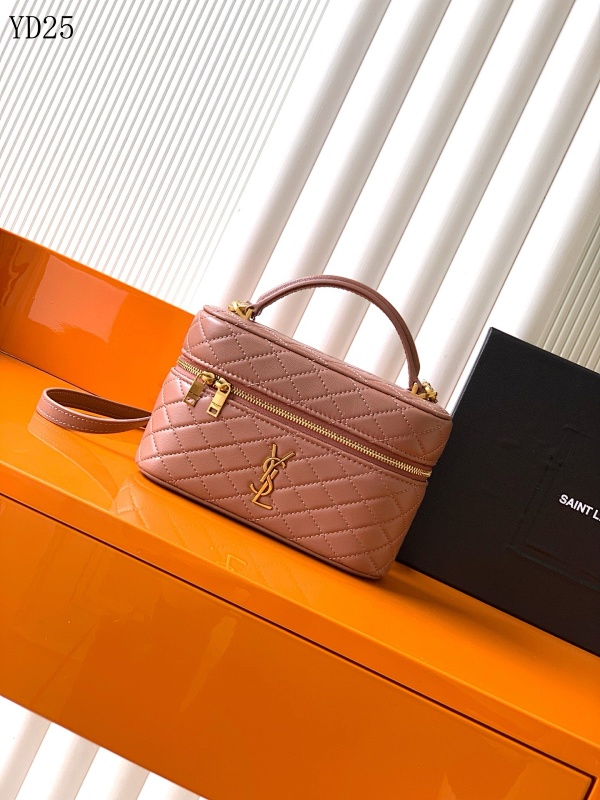 SntLaurent YD25068 Mini Leather Crossbody Clutch Cosmetic Bag