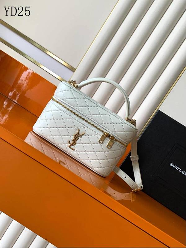 YSL YD25068 Quilted Leather Shoulder Bag
