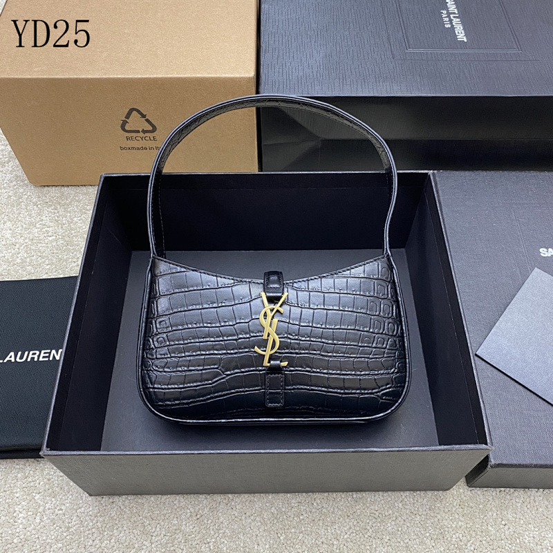 SntLaurent YD25060 Crocodile-Embossed Mini Bag