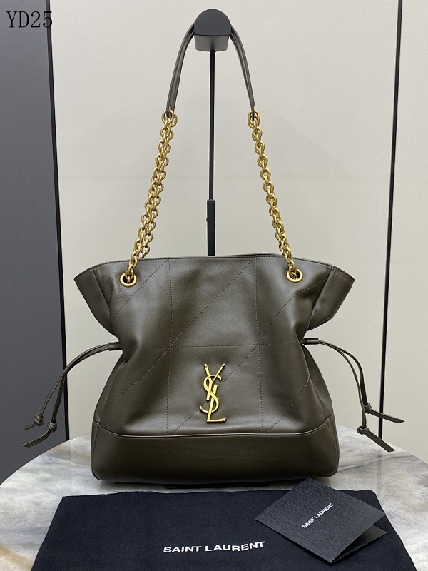 SntLaurent YD25080 Quilted Drawstring Shoulder Bag