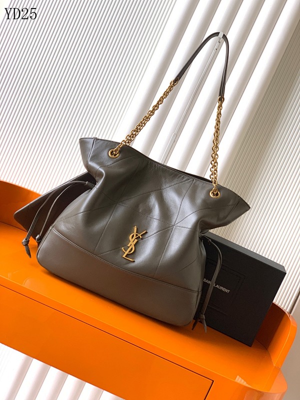 YSL YD250 Medium Leather Tote Bag