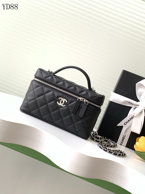 cover-201051086 CHANELL YD88068 Quilted Caviar Leather Shoulder Bag