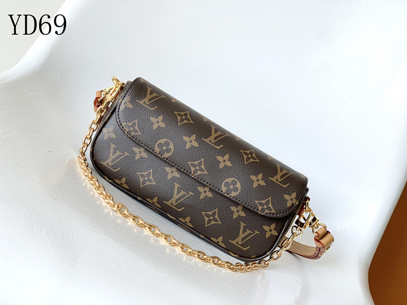 LVutton YD69 Monogram Wallet on Chain