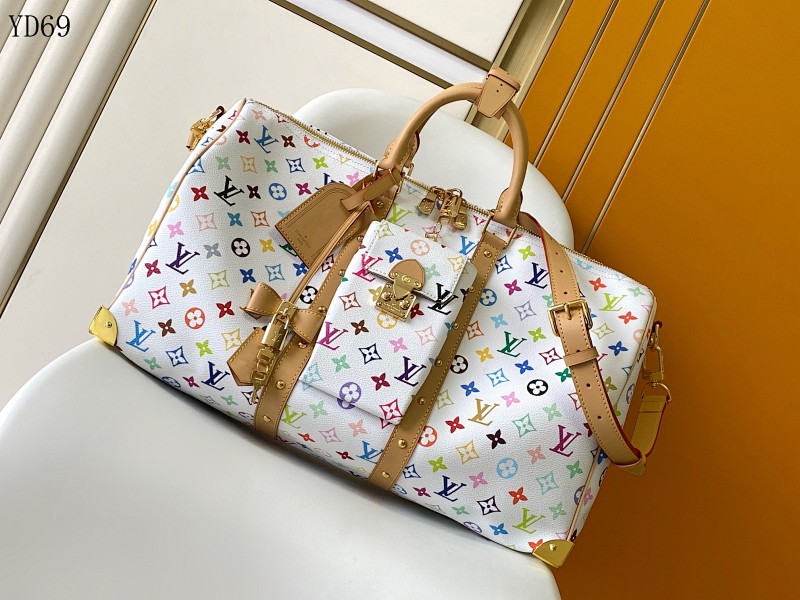 LVutton M13742 Keepall Bandoulière 45 Multi-Color Monogram Travel Bag