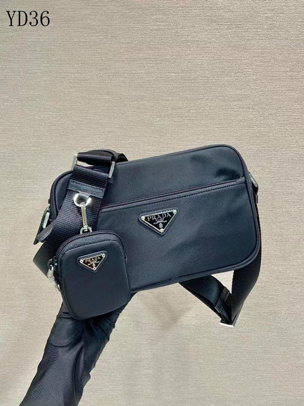 Pr4da YD36036 1BC167 Compact Rectangular Crossbody Bag
