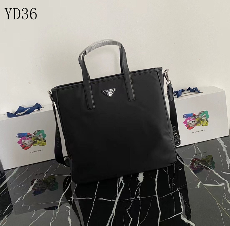 Pr4da 2VG064 Nylon Tote Bag