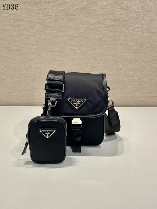 Pr4da 2VD043 Upgraded Phone Crossbody Bag