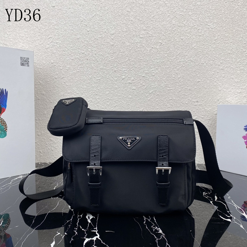 Pr4da YD36044 Messenger Bag in Re-Nylon