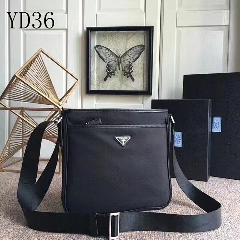 PRADA 2VH797 Men’s Nylon Crossbody Bag