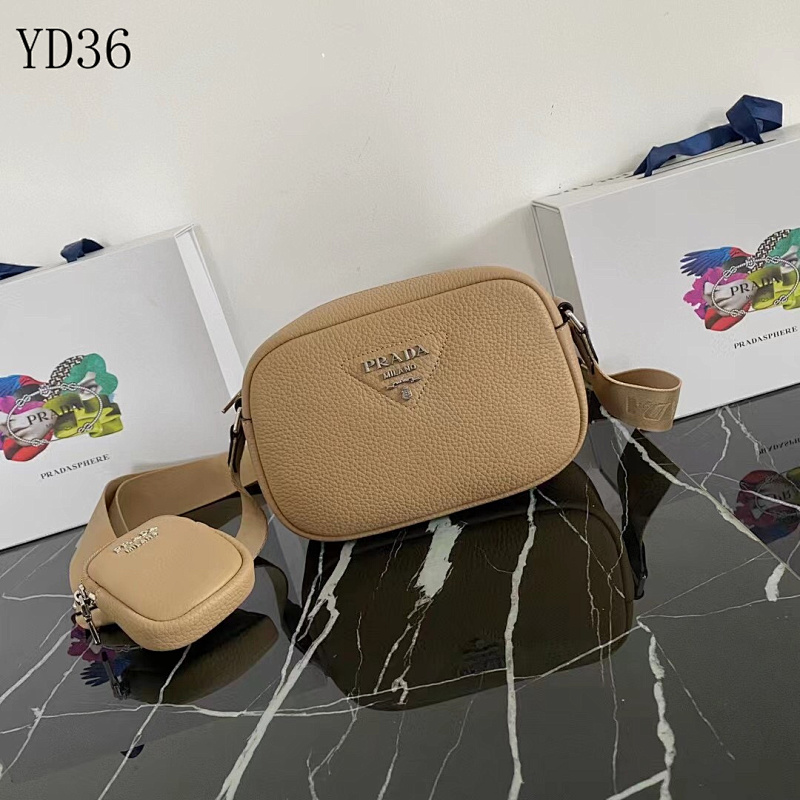 Pr4da YD36068 Crossbody Bag with Detachable Pouch