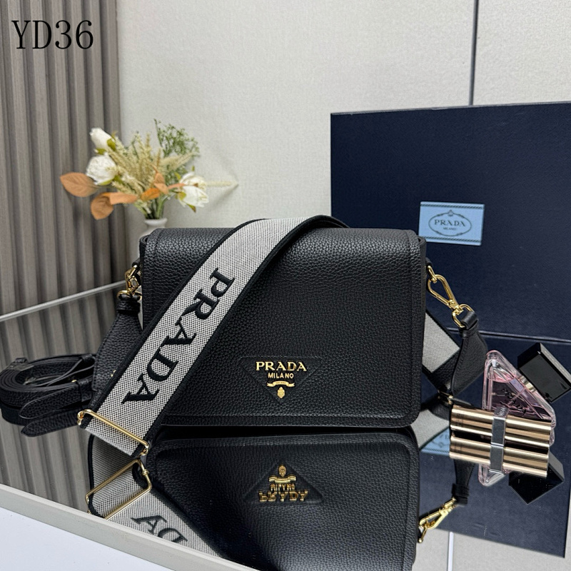 Pr4da 1BD314 Crossbody Bag with Dual Straps