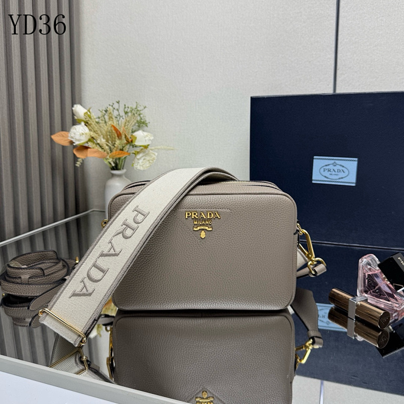 Pr4da 1BH082 Crossbody Bag with Dual Adjustable Straps