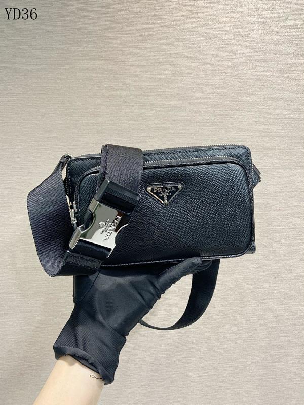 Pr4da 2VH156 Crossbody Bag with Saffiano Leather