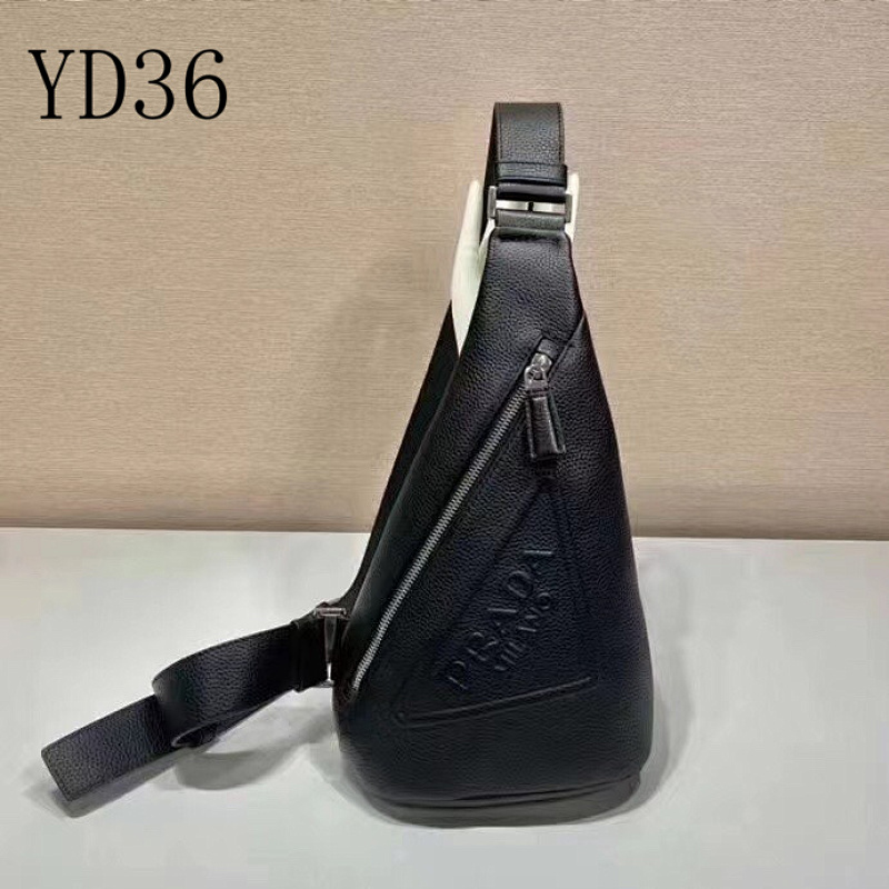 Pr4da YD36046 2VZ098 Triangular Crossbody Bag