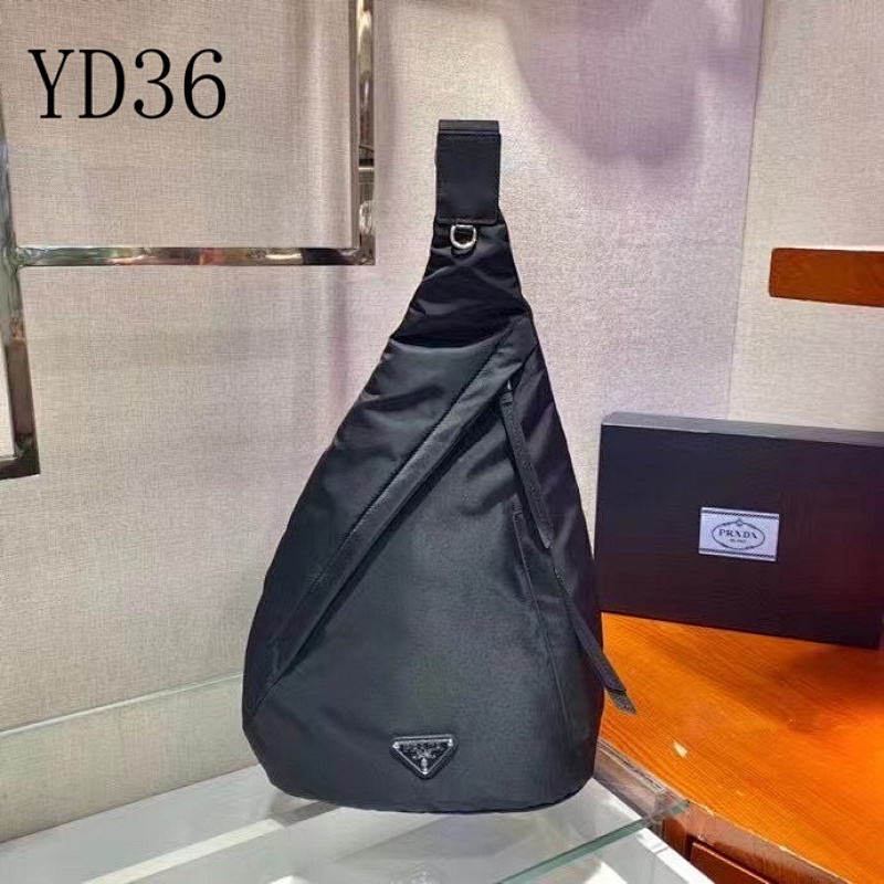 Pr4da YD36042 2VZ092 Triangular Logo Crossbody Bag
