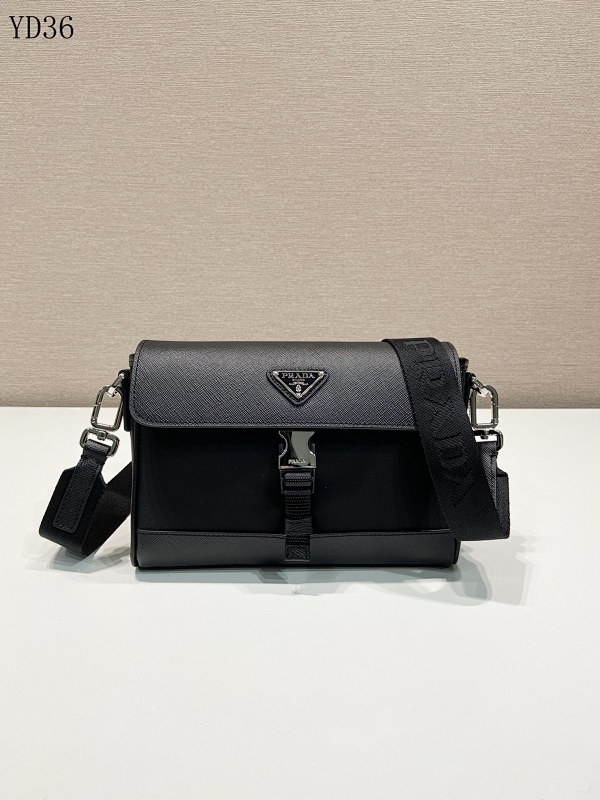 Pr4da 2VD044 Re-Nylon Crossbody Bag